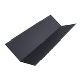 Kehlblech aus graphitgrauem Stahl, 0,50 mm, 25 µm Polyester, Hauptansicht