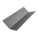 Kehlblech Graualuminium (RAL 9007) aus 0,50 mm Stahl mit 25 µm Polyesterbeschichtung, Hauptansicht