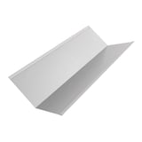 Kehlblech aus Stahl 0,75 mm, Lichtgrau RAL 7035, 25 µm Polyesterbeschichtung, Hauptansicht