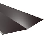 Kehlblech Stahl 0,75 mm schokoladenbraun mit 25 µm Polyesterbeschichtung, Hauptansicht