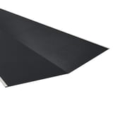 Kehlblech aus Stahl, dunkelgrau (RAL 7024), 0,50 mm, mit Mattpolyester-Beschichtung, Hauptansicht