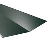 Kehlblech aus Stahl, Moosgrün RAL 6005, 0,50 mm Stärke, 60 µm Puramid Beschichtung