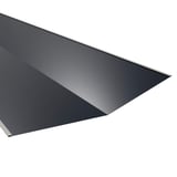 Kehlblech Anthrazitgrau RAL 7016, 0,75 mm Stahl, 60 µm Puramid Beschichtung, Hauptansicht