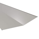 Kehlblech Aluminium 0,70 mm Weißaluminium RAL 9006, Draufsicht