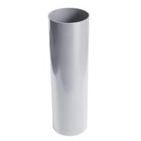 Fallrohr aus Graphit PVC, Laenge 1 Meter, freigestellt