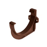 Brauner PVC Rinnenhalter von Plastmo