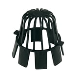 Kunststoff Laubfangkorb Graphit PVC, Detailansicht