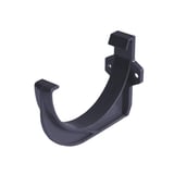 Graphit PVC Rinnenhalter, Detailansicht mit Befestigungsloechern