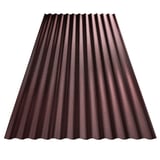 Kunststoff Profilplatte Scobanit light 76/18, rotbraun, 3,00 mm, Draufsicht