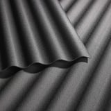 Scobanit light Kunststoff Profilplatte 76/18, 3,00 mm, schwarz, zwei Platten ueberlappend