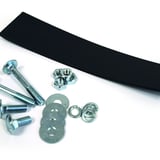 Montageset mit Schrauben, Muttern, Unterlegscheiben und Dichtung, Detailansicht