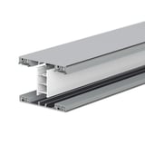 Mendiger Mittelprofil 16 mm Thermo/Classic, Aluminium und Kunststoff, blank, mit glatter Unterseite