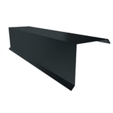 Ortgangwinkel Anthrazitgrau RAL 7016 aus 0,50 mm Stahl mit 50 µm PURMAT® Beschichtung, Hauptansicht