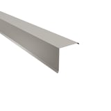 Ortgangwinkel 15x15 cm Stahl Grauweiß RAL 9002, 0,50 mm, 25 µm Polyesterbeschichtung, Hauptansicht