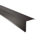 Ortgangwinkel Schokoladenbraun (RAL 8017) aus Stahl 0,75 mm mit 25 µm Polyesterbeschichtung, Hauptansicht