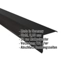 Ortgangwinkel Stahl 0,50 mm Schwarz, mit eingeblendeten Produktdetails