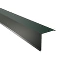 Ortgangwinkel Aluminium moosgrün (RAL 6005), 0,70 mm Stärke, 25 µm Polyesterbeschichtung, Hauptansicht