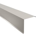 Ortgangwinkel aus Stahl, 0,50 mm, Reinweiß (RAL 9010), 25 µm Polyesterbeschichtung