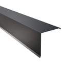 Ortgangwinkel aus anthrazitgrauem Stahl, 0,50 mm stark, mit 60 µm Puramid Beschichtung