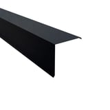 Ortgangwinkel Anthrazitgrau RAL 7016 aus Stahl 0,50 mm mit 80 µm Shimoco Beschichtung, Hauptansicht
