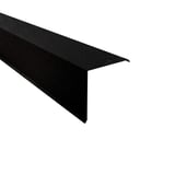 Ortgangwinkel Tiefschwarz RAL 9005 aus 0,50 mm Stahl mit 80 µm Shimoco Beschichtung, Hauptansicht