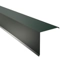 Ortgangwinkel Aluminium Moosgrün, 0,70 mm mit 25 µm Polyesterbeschichtung, Hauptansicht