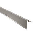 Ortgangwinkel Stehfalzprofil 33/500 aus Stahl 0,50 mm, Lichtgrau RAL 7035, 25 µm Polyester, Hauptansicht