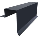 Ortgangwinkel Stehfalzprofil PD-510-S aus anthrazitgrauem Stahl 0,50 mm PURLAK® Beschichtung