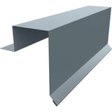 Ortgangwinkel Stehfalzprofil PD-510-S aus 0,50 mm Stahl in Fehgrau (RAL 7000) mit 25 µm Polyesterbeschichtung