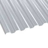 PET Spundwandplatte klar, 1,10 mm, Hauptansicht schraeg von oben