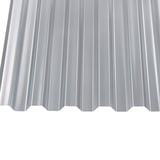 PET Spundwandplatte klar, 1,10 mm, Hauptansicht von oben