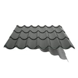 Pfannenblech 2/1060 Chromoxidgrün mit Anti-Tropf-Vlies, Detailansicht