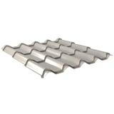 Pfannenblech EUROPA Weißaluminium (RAL 9006) 0,50 mm, Hauptansicht