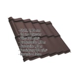 Pfannenblech Szafir 350/15 | Anti-Tropf 700 g/m² | Sonderposten
