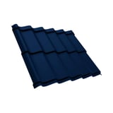 Pfannenblech Szafir 350/15 Enzianblau RAL 5010, Hauptansicht