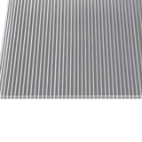 Polycarbonat Doppelstegplatte 10 mm klar, von oben mit parallelen Stegen