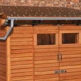 Polycarbonat Spundwandplatte | 76/18 | 0,80 mm | Bronze | 2,50 m