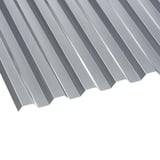 Polycarbonat Spundwandplatte | 76/18 | 0,80 mm | Grau | Temperaturreduzierend | 2,50 m