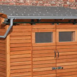 Polycarbonat Spundwandplatte | 76/18 | 0,80 mm | Grau | Temperaturreduzierend | 2,50 m