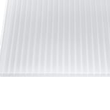Polycarbonat Stegplatte | 16 mm | Profil A4 | Sparpaket | Plattenbreite 98 cm | Opal Weiß | Blueline | Breite 7,12 m | Länge 6,00 m