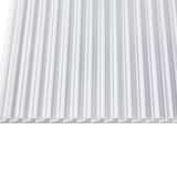 Polycarbonat Stegplatte | 16 mm | Profil A4 | Sparpaket | Plattenbreite 1,20 m | Klar | X-Struktur | Breite 6,20 m | Länge 4,00 m