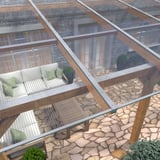 Polycarbonat Stegplatte | 16 mm | Profil DUO | Sparpaket | Plattenbreite 1,20 m | Klar | Breite 7,44 m | Länge 4,00 m