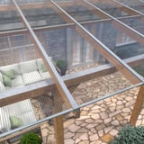 Polycarbonat Stegplatte | 16 mm | Profil DUO | Sparpaket | Plattenbreite 98 cm | Klar | Novalite | Breite 5,11 m | Länge 4,00 m
