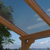 Polycarbonat Stegplatte | 16 mm | Profil Mendiger | Sparpaket | Plattenbreite 98 cm | Anthrazitgrau | Novalite | Breite 5,11 m | Länge 7,00 m