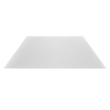 Polycarbonat Stegplatte | 16 mm | Profil Mendiger | Sparpaket | Plattenbreite 1,20 m | Klar | X-Struktur | Breite 4,98 m | Länge 7,00 m