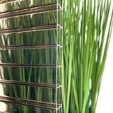 Polycarbonat Stegplatte | 16 mm | Breite 98 cm | Bronze | 2-Seiten UV-Schutz | 4,50 m