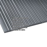 Polycarbonat Stegplatte | 16 mm | Breite 98 cm | Graphit | X-Struktur | 4,00 m