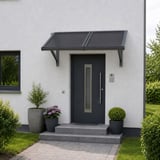 Polycarbonat Stegplatte | 16 mm | Breite 98 cm | Anthrazitgrau | Novalite | 4,50 m