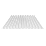 Polycarbonat Wellplatte 76/18 klar, 2,80 mm Stärke, freigestellt