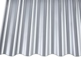 Polycarbonat Wellplatte 76/18, 1,40 mm, anthrazit, Hauptansicht von oben